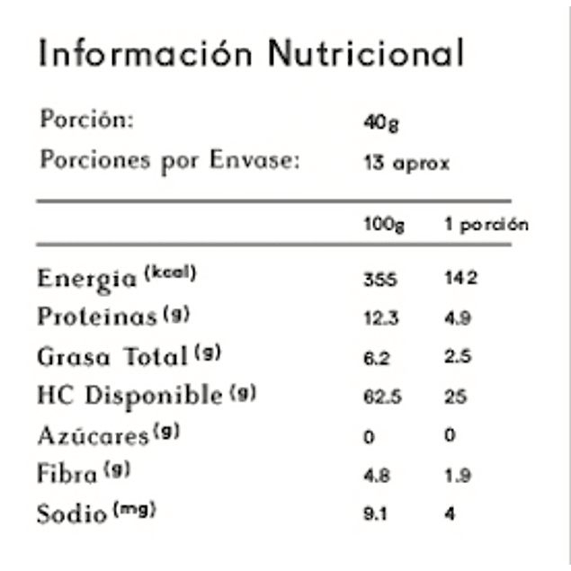 X Mayor - Harina de Quinoa 500gr - Imagen 2